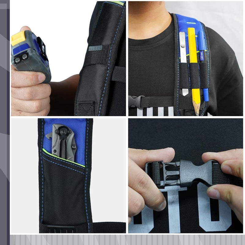 KUNN Pro Tool Belt Suspenders Padded - Durable,Comfort and Adjustable - Image 3